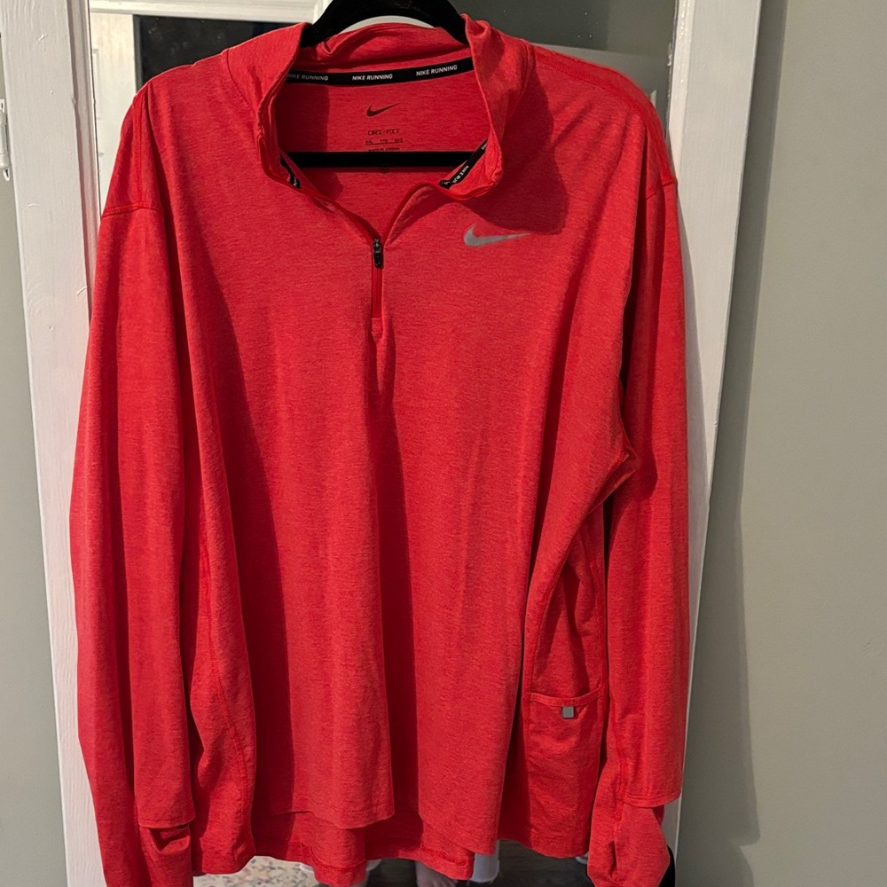 Nike Crimson Half-Zip Top
